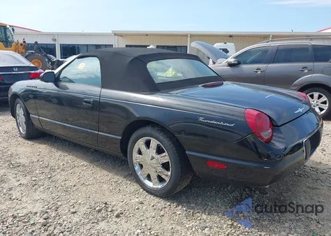 2002 Ford Thunderbird из США, поврежденный, VIN 1FAHP60A02Y125388